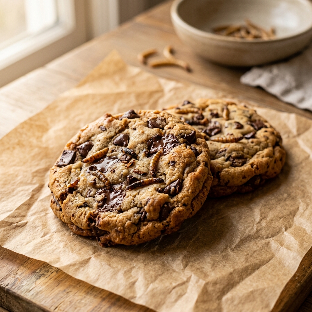 Cookies Pépites de Chocolat et Vers