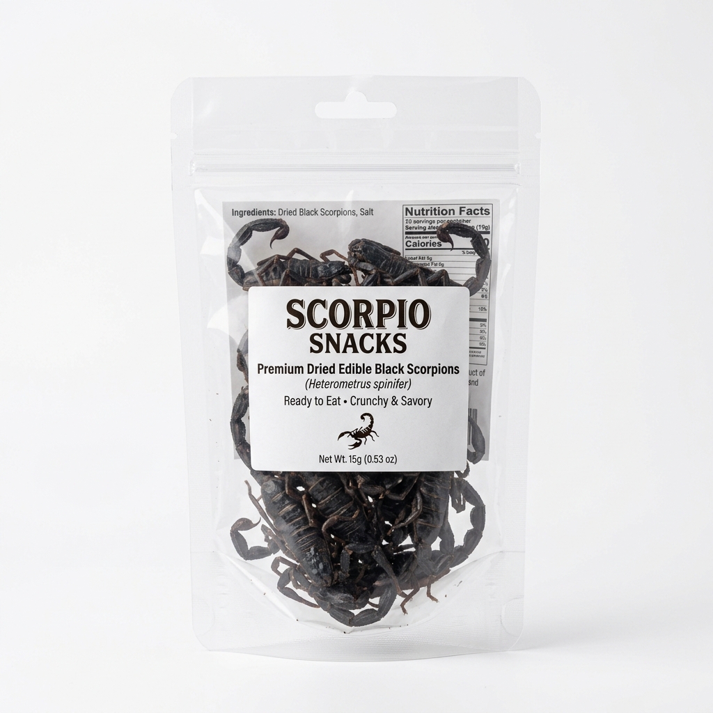 Sucette au Scorpion Fraise
